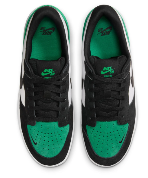 Nike SB Force 58 White/Black/Stadium Green | Stadium Interlude