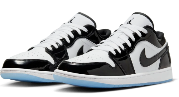 Air Jordan 1 Low SE 'Black White Concord' (F1C329) | Contrast Coda