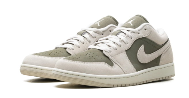 Air Jordan 1 Low SE 'Medium Olive Sail' | Olive Overture | HV4089-201