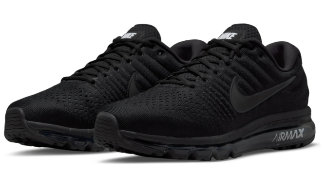 Nike Air Max 2017 Triple Black Sneakers | Midnight Mode