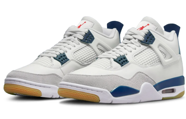Nike SB x Air Jordan 4 'White Navy' | Blue Hour Junction