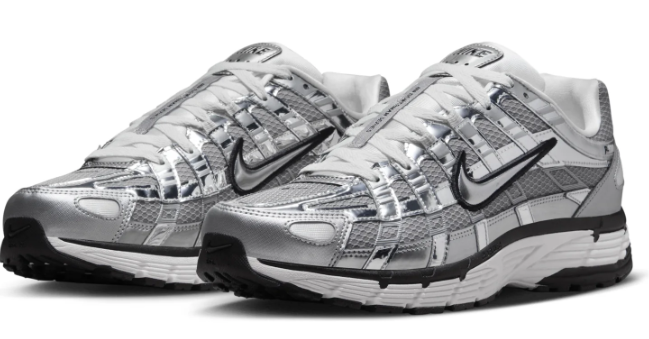 Nike P-6000 Metallic Silver | Silver Framework