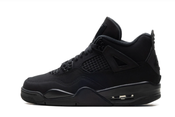 Air Jordan 4 Retro GS 'Black Cat' (2025) | Alley Prowl | IB4171-010