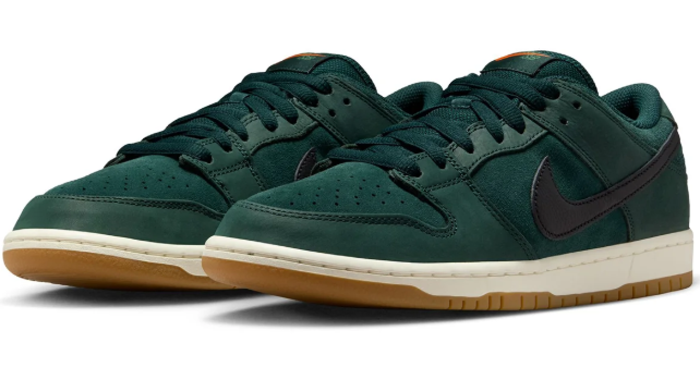 Nike SB Dunk Low Orange Label Deep Fir | Woodland Interval