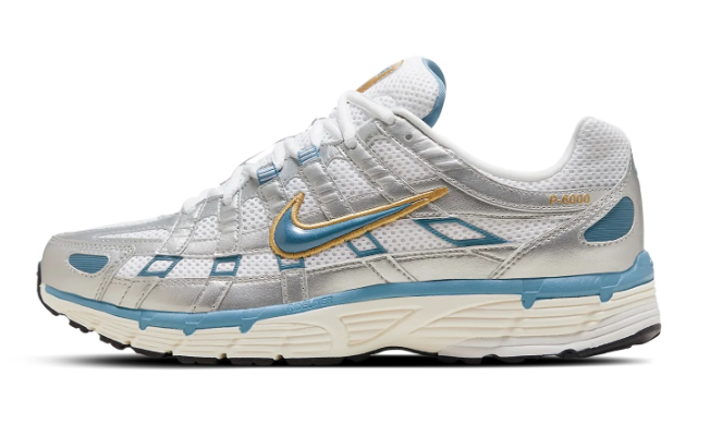Nike P-6000 Metallic Silver Aegean Storm | Silver Current