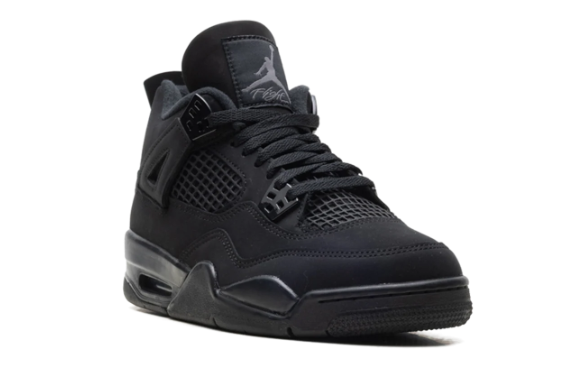 Air Jordan 4 Retro GS 'Black Cat' (2025) | Alley Prowl | IB4171-010