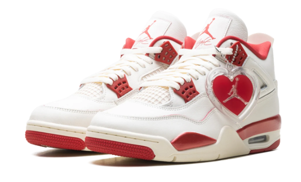 Air Jordan 4 WMNS 'Valentine's Day' | Paper Hearts | HV0823-108