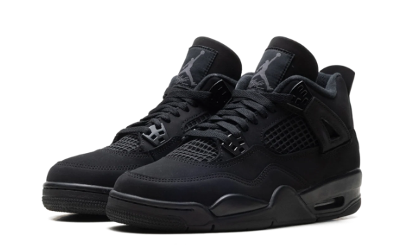 Air Jordan 4 Retro GS 'Black Cat' (2025) | Alley Prowl | IB4171-010