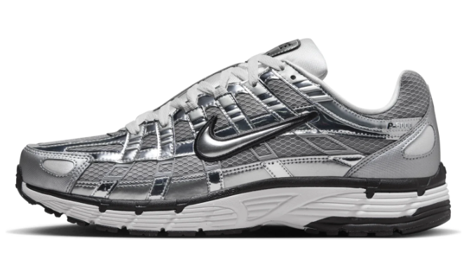 Nike P-6000 Metallic Silver | Silver Framework