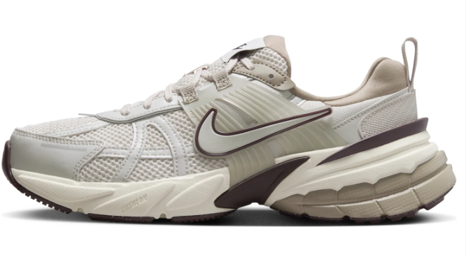 Nike V2K Run Women's 'Light Greenish Brown Khaki Earth Light Bone' | Dune Almanac | FD0736-103