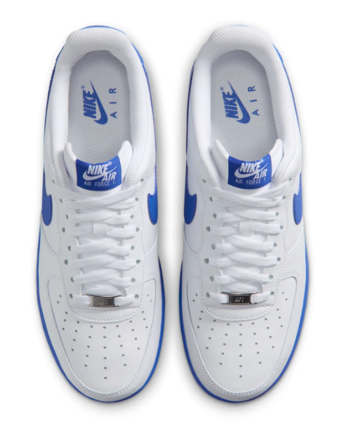 Nike Air Force 1 Low '07 'White/Game Royal' Men's Sneakers | Blue Chip Classic