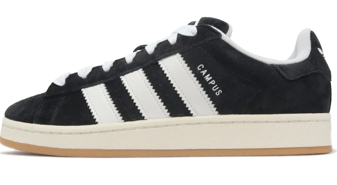 adidas Campus 00s 'Black White Gum' | Afterclass Analog | HQ8708